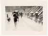 MARTIN LEWIS Stoops in Snow.